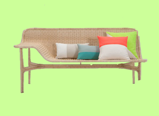 lounge sofa rattan