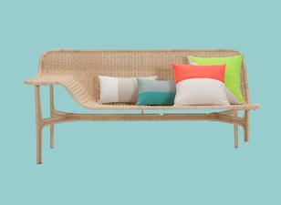 polyrattan couch