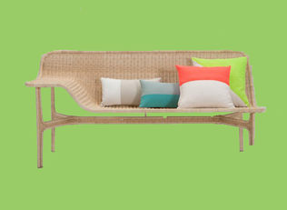 polyrattan sofa