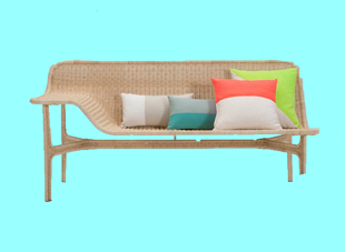 polyrattan sofa 2 sitzer