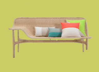 polyrattan sofa 3 sitzer