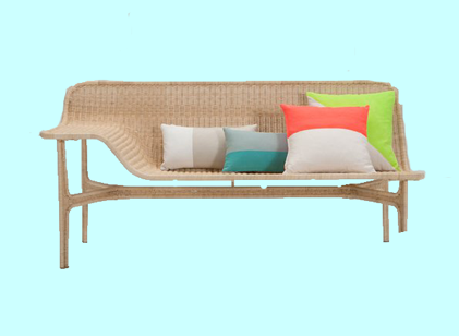 rattan couch balkon